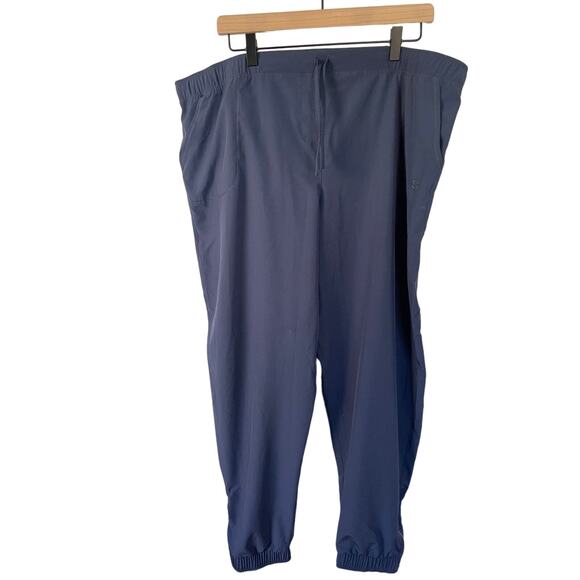 Albion Fit Jetsetters Pants Athletic Everyday Joggers Womens Navy Blue Size XXXL - Picture 3 of 7